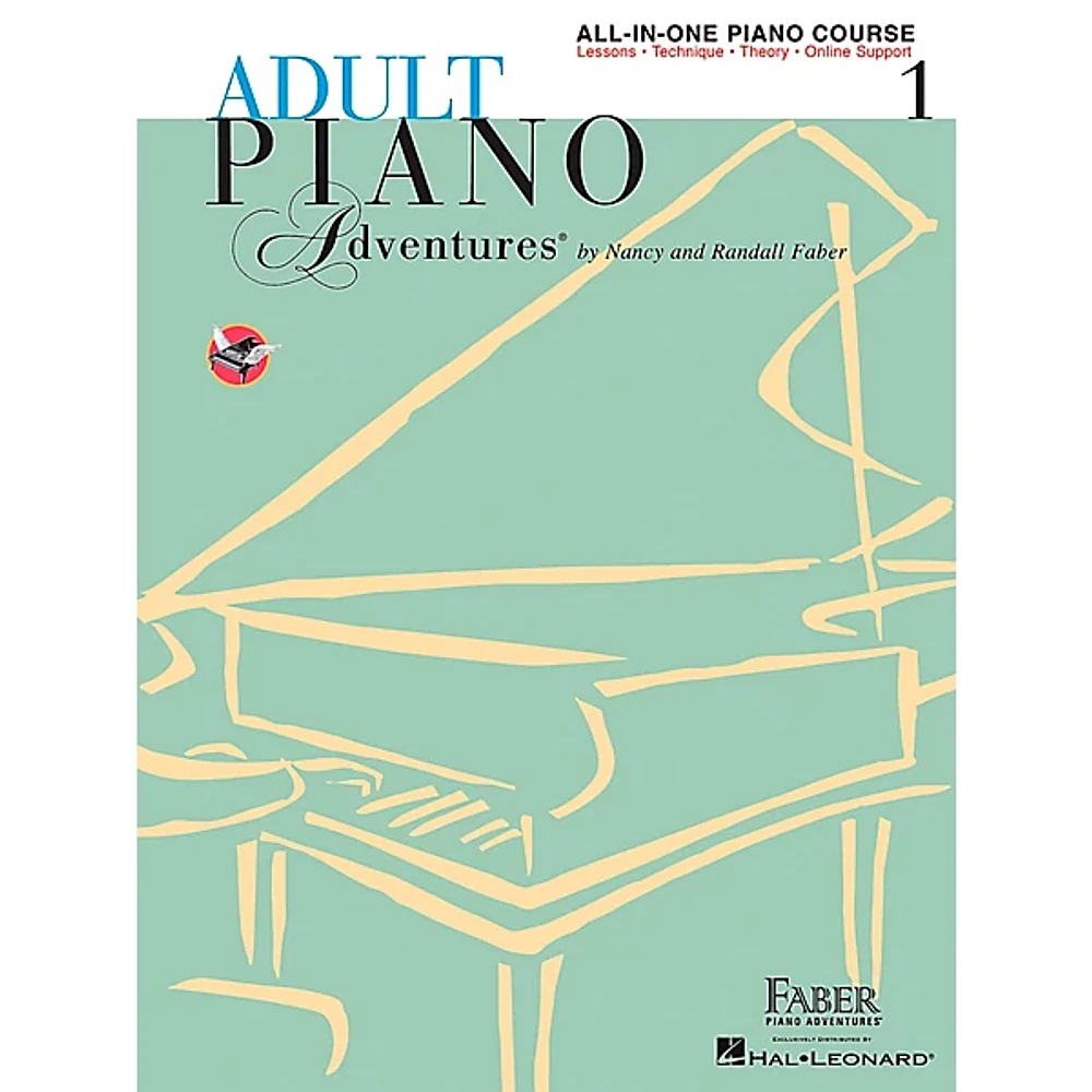 Faber Piano Adventures Adult Piano Adventures All-In-One Lesson Book 1 - A Comprehensive Piano Course - Faber Piano