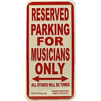 AIM Musicians Only Metal Sign