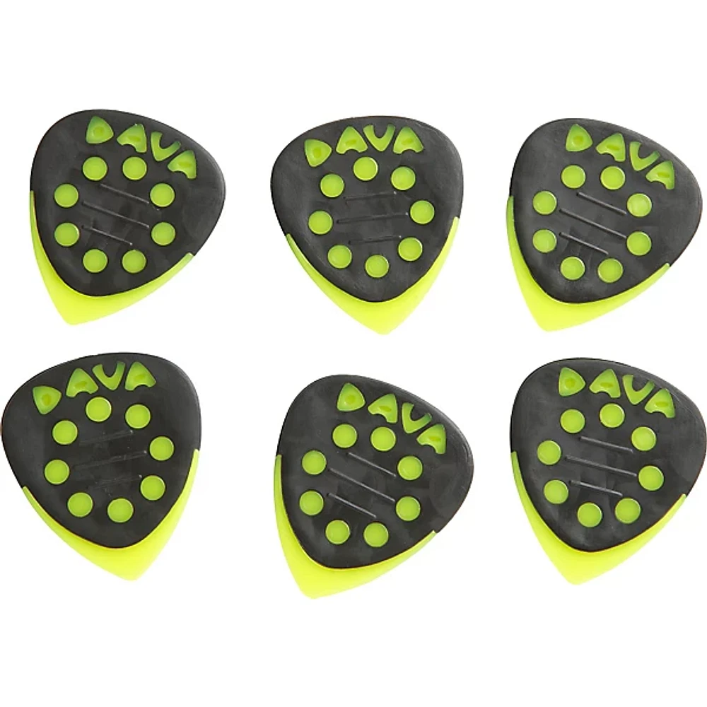 Dava Grip Tips Nylon Medium 6-Pack Light Green