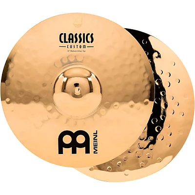 MEINL Classics Custom Medium Hi-Hats - Brilliant 15 in.