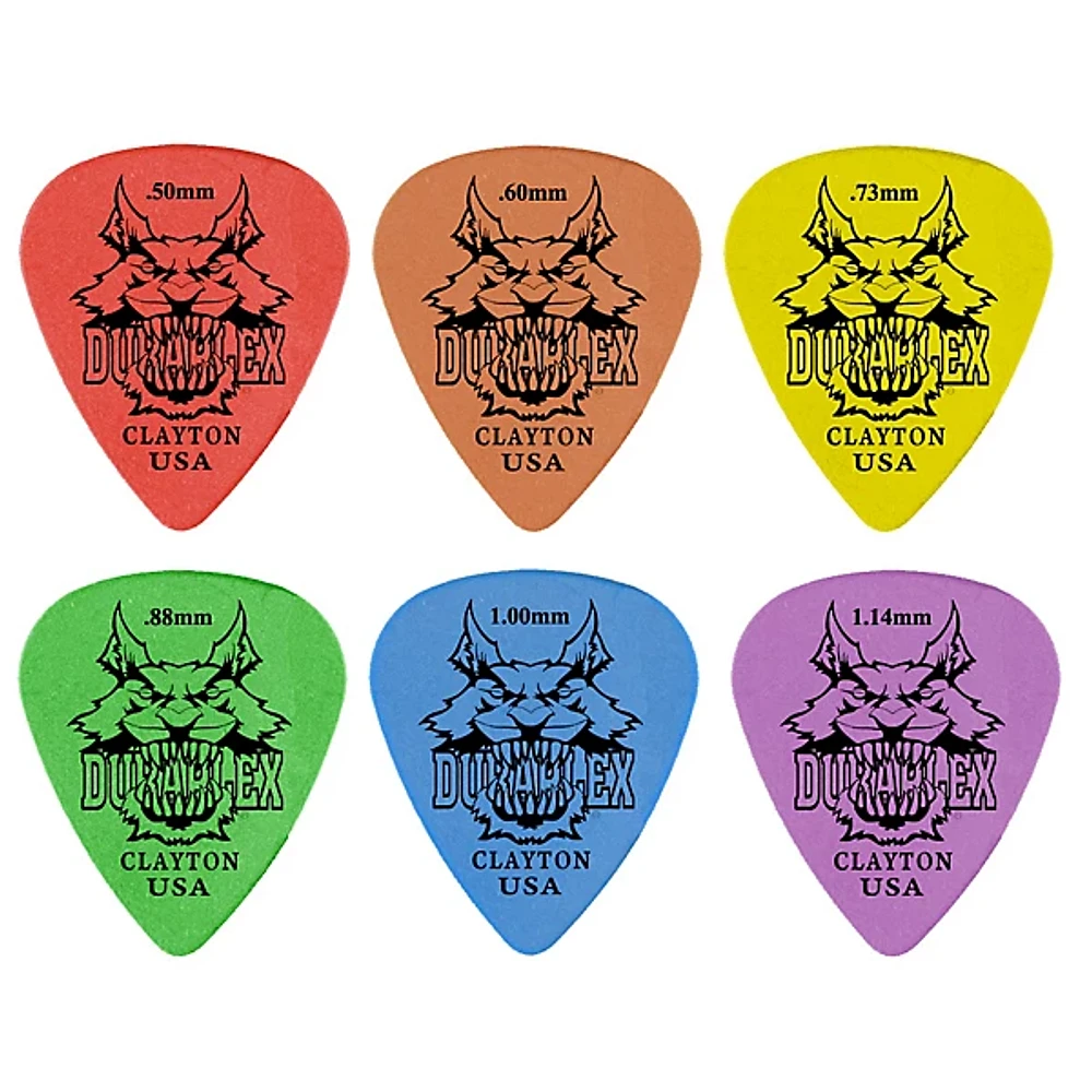 Clayton Duraplex Delrin Picks 1 Dozen 1.0 mm