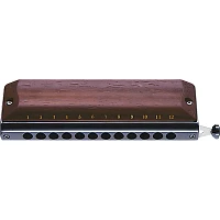 Suzuki Gregoire Maret Signature Chromatic Harmonica - Rosewood Covers