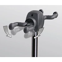 K&M Double Guitar Stand Black