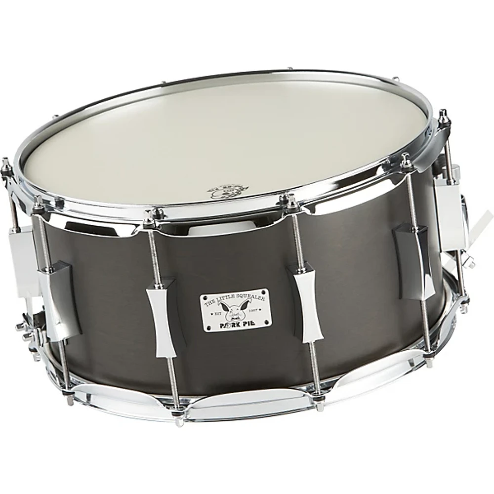 Pork Pie Little Squealer Birch/Mahogany Snare Drum 14 x 7 in. Black Satin