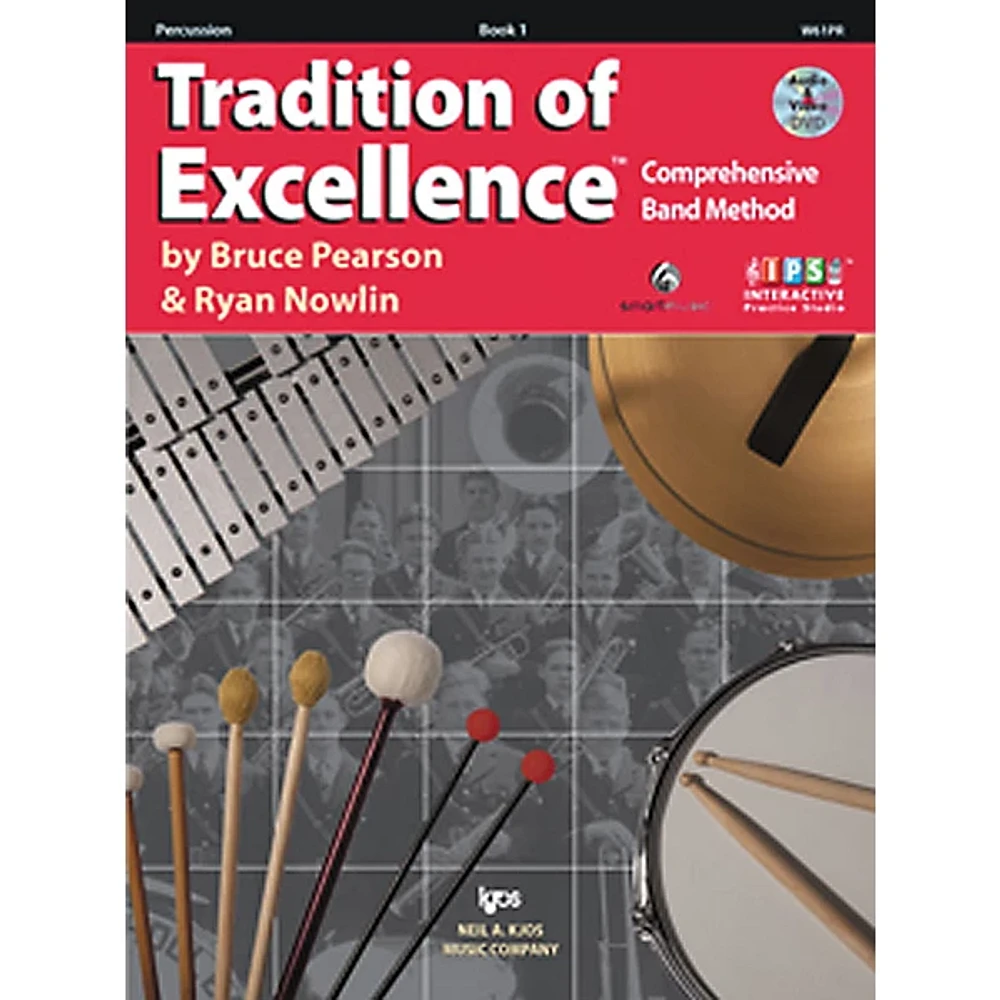 KJOS Tradition Of Excellence Book 1 for Percussion