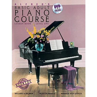 Alfred Alfred's Basic Adult Piano Course Lesson Book 1 & DVD