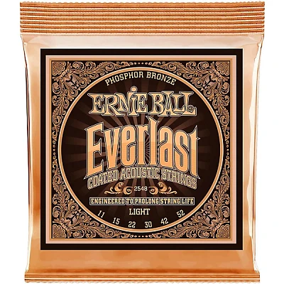 Ernie Ball Everlast Phosphor Light Acoustic Guitar Strings