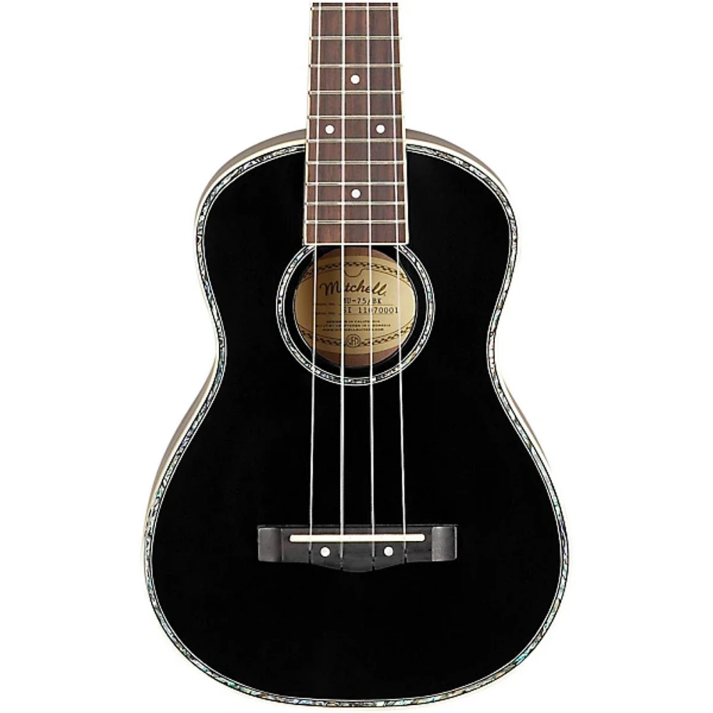 Mitchell MU75BK Concert Ukulele Black