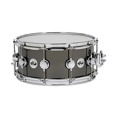 DW 6.5x14" Collector's Series Snare Drum Black Nickel Over Brass With Chrome Hardware