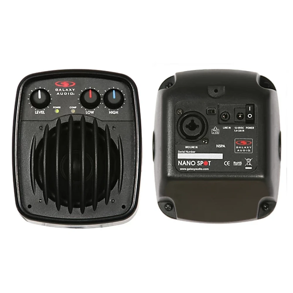 Galaxy Audio NSPA 25W Powered Nano Spot Compact Personal Hot Spot Stage Monitor