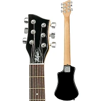 Hofner Shorty Electric Travel Guitar Black