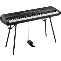 KORG SP-280 88-Key Digital Piano With Stand Black