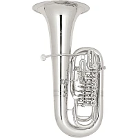 Miraphone 381 Belcanto Solo Series 6-Valve 5/4 F Tuba Silver Gold Brass Body