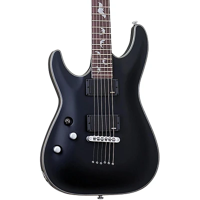 Schecter Guitar Research Damien Platinum Left-Handed Electric Guitar Satin Black