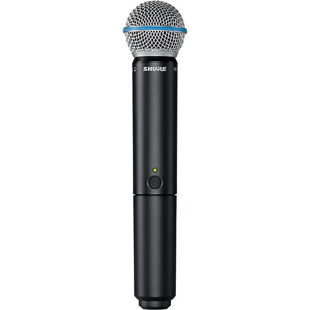 Shure BLX2/B58 Handheld Wireless Transmitter With BETA 58A Capsule Band H10