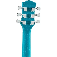 Luna Aurora Borealis 3/4 Size Acoustic Guitar Teal Sparkle