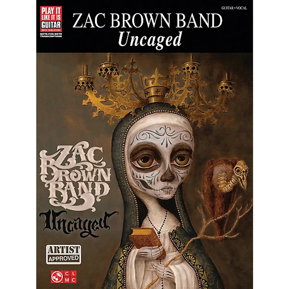 Cherry Lane Zac Brown Band  Uncaged Guitar Tab Songbook