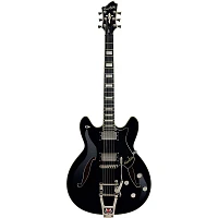 Hagstrom Tremar Viking Deluxe Electric Guitar Gloss Black