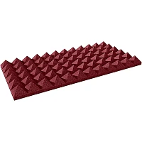 Auralex Studiofoam Pyramids 24"x48"x4" Acoustic Panel 6-Pack Burgundy