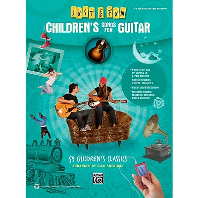 Alfred Just for Fun Children's Songs for Guitar Easy Guitar TAB Book