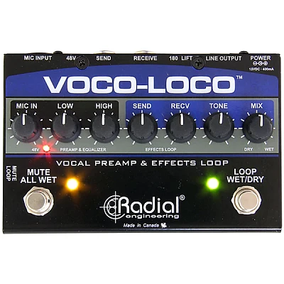 Radial Engineering Voco-Loco Vocal Preamp and Effect Switcher