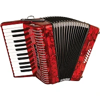 Hohner Hohnica Beginner Bass Accordion Red