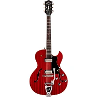 Guild Starfire III Hollowbody Archtop Electric Guitar With Guild Vibrato Tailpiece Cherry Red