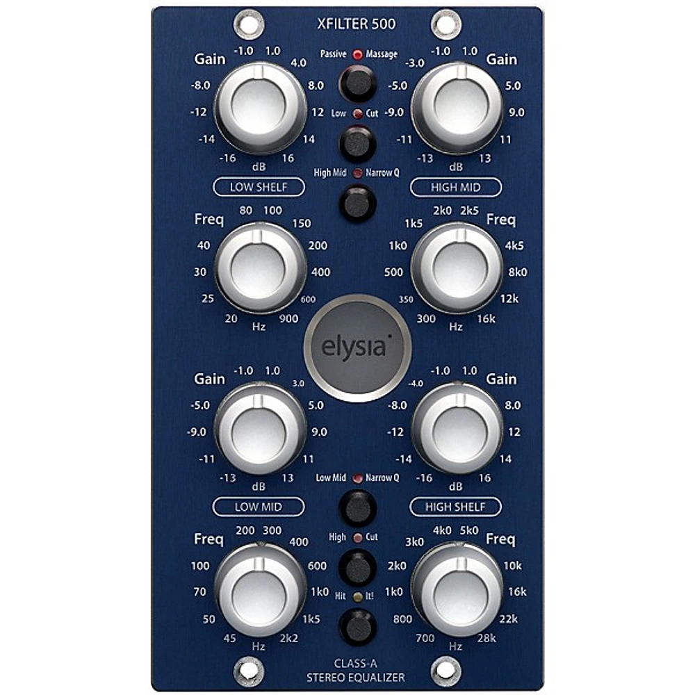 Elysia xfilter 500 Class A Discrete Stereo Parametric EQ