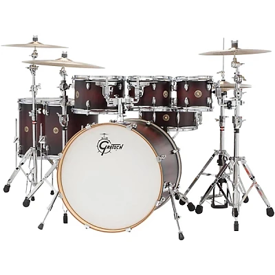 Gretsch Drums Catalina Maple 6-Piece Shell Pack With Free 8" Tom Satin Deep Cherry Burst