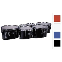 Dynasty Marching Tenor Drums Sextet 6/8/10/12/13/14" Black 6",8",10",12",13",14"