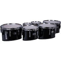 Dynasty Marching Tenor Drums Quad 8/10/12/14" Black 8",10",12",14"