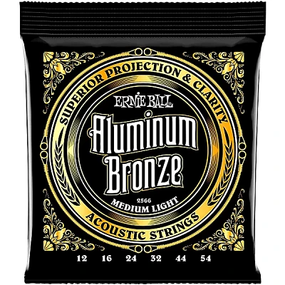 Ernie Ball Aluminum Bronze Light Acoustic Guitar Strings