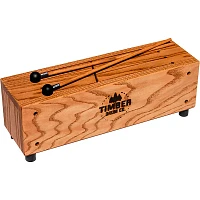 Timber Drum Company Slit Tongue Log Drum with Mallets