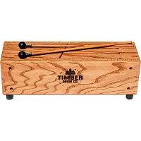 Timber Drum Company Slit Tongue Log Drum with Mallets