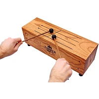 Timber Drum Company Slit Tongue Log Drum with Mallets