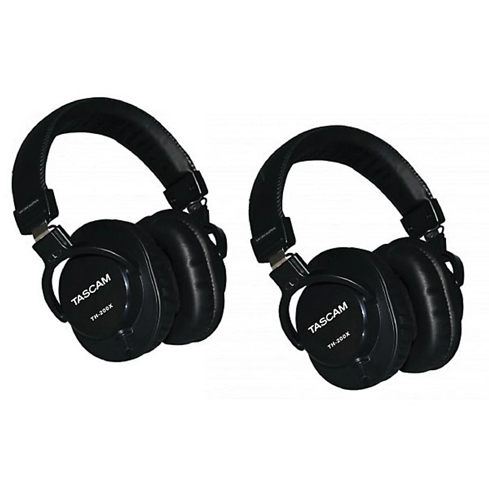 TASCAM TH-200X Studio Headphones 2-Pack