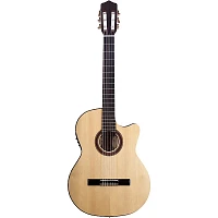 Kremona Rosa Luna Flamenco Acoustic-Electric Nylon Guitar Natural