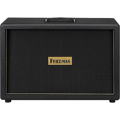 Friedman 2x12" Ported Closed Back Guitar Cabinet With Celestion Vintage 30s Black