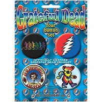 C&D Visionary Grateful Dead Button Set (4 Piece)