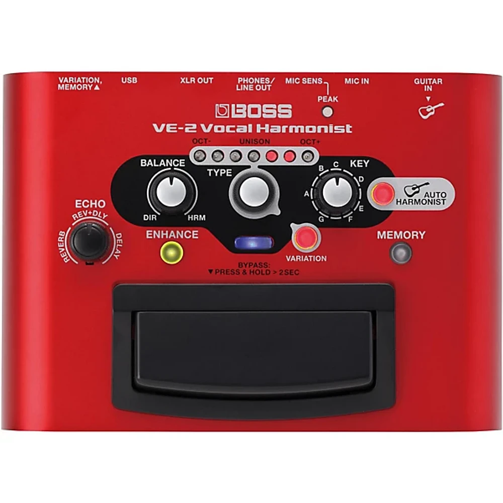 BOSS VE-2 Vocal Harmonist Multi-Effects Pedal