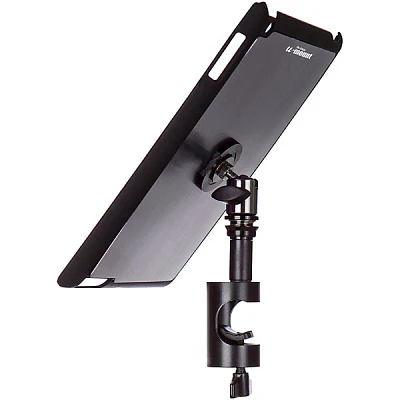 Open Box On-Stage TCM9161 Quick Disconnect Tablet Mounting System with Snap-On Cover Level 1 Gun Metal