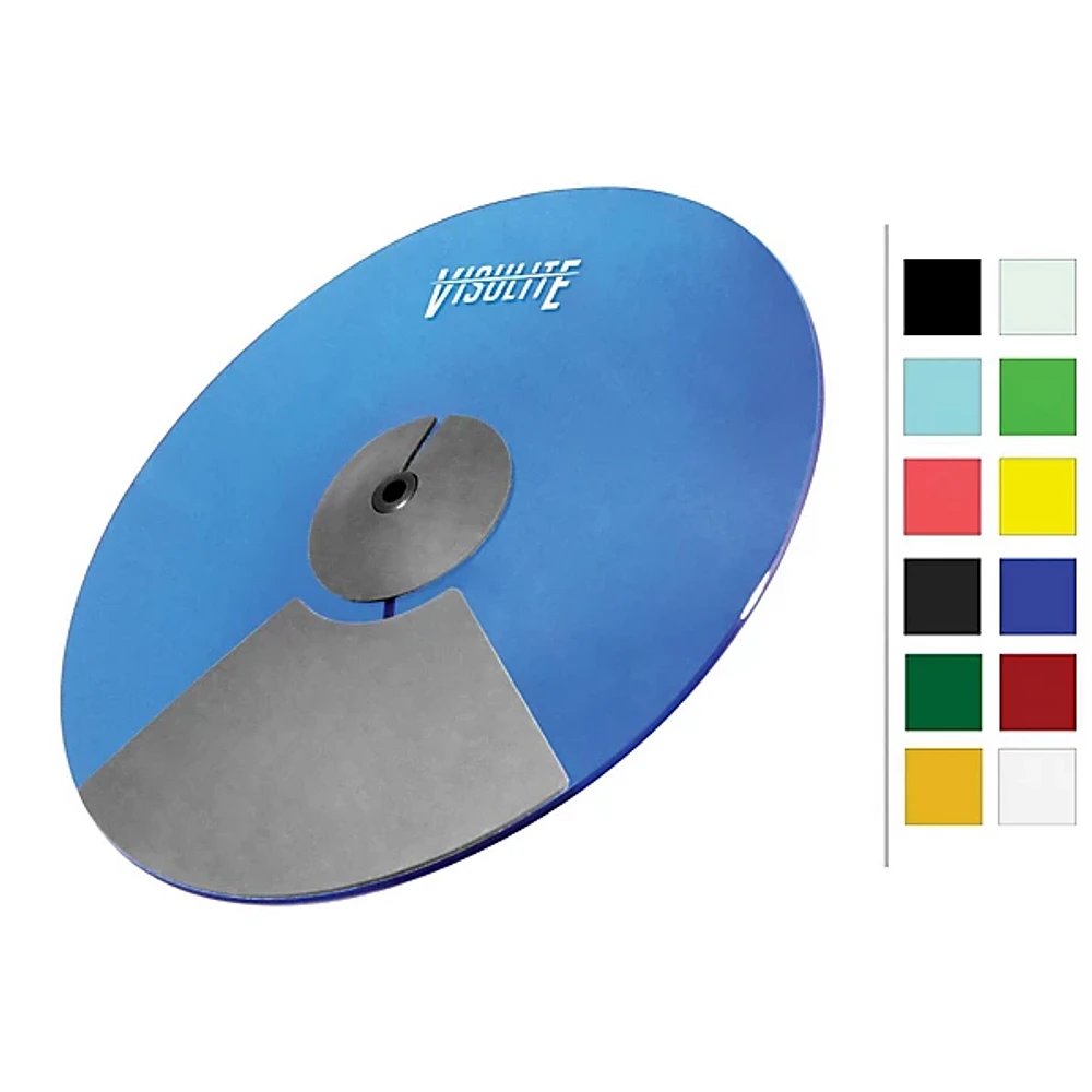 Pintech VisuLite Professional Triple Zone Ride Cymbal 18 in. Fluorescent Blue