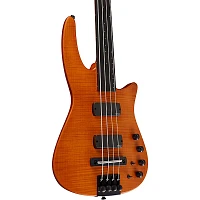 NS Design CR4 Fretless Electric Bass Guitar Satin Amber