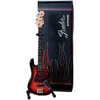 Axe Heaven Fender Jazz Bass Sunburst Miniature Guitar Replica Collectible