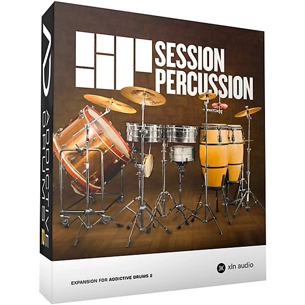 XLN Audio Addictive Drums 2  Session Percussion Software Download