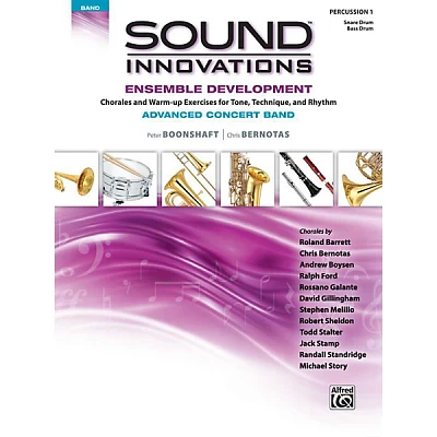 Alfred Sound Innovations Concert Band Ensemble Development Advanced Percussion