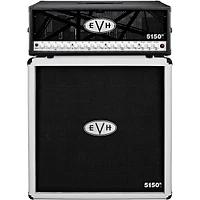 EVH 5150III 100W Guitar Tube Head Black With 5150III 4x12 Guitar Cab Ivory