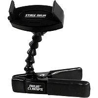 Stage Ninja FON-9-CB Phone Mount With Clamp Base Black