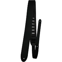 Perri's 2" Basic Leather Guitar Strap Black