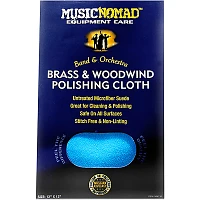 Music Nomad Brass & Woodwind Untreated Microfiber Polishing Cloth 12 x 12 in.
